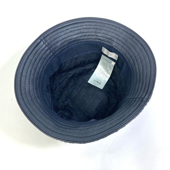 AUTHENTICITY GUARANTEED Christian Dior Oblique bucket Bob hat hat - Picture 5 of 11
